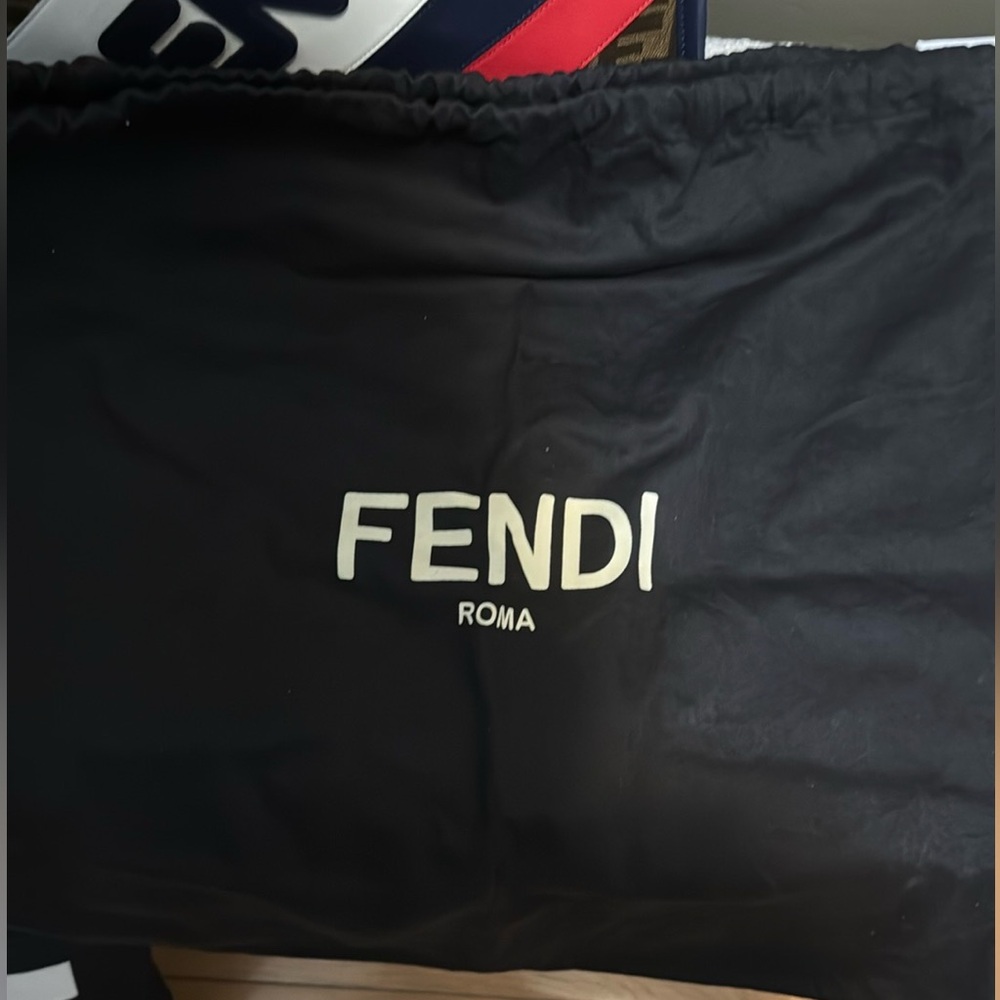 Authentic Fendi x FILA FendiMania Zucca Logo Clutch Pouch w/ COA & Dust Bag - Picture 10 of 11